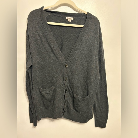 Merona Cardigan. Size Large. Gray - Picture 1 of 6
